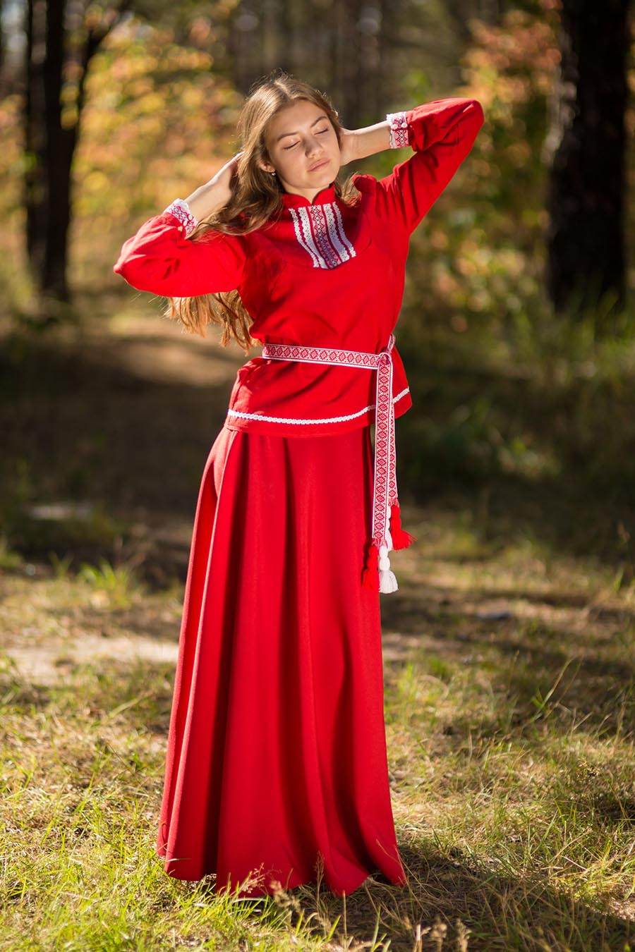 Underwear Women in Slavic costumes in Jugao